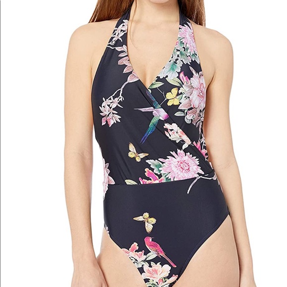 NWT Rachel Roy One Piece Floral Swimsuit - Picture 2 of 5